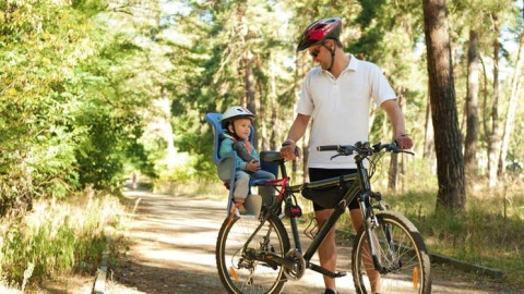 Bellelli PEPE CLAMP Fotelik rowerowy mocowany na bagażnik - Electric Blue