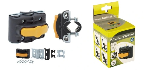 Bellelli PEPE STANDARD Fotelik rowerowy mocowany do ramy - Black Red