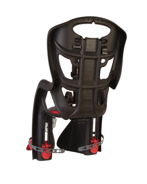Bellelli PEPE STANDARD Fotelik rowerowy mocowany do ramy - Black Red