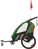 Bellelli Trailblazer blue przyczepka rowerowa wózek 2w1 - Green