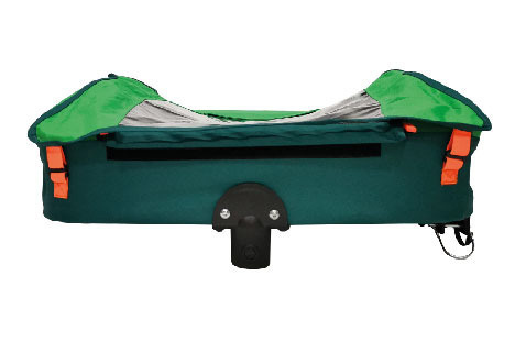 Bellelli Trailblazer blue przyczepka rowerowa wózek 2w1 - Green