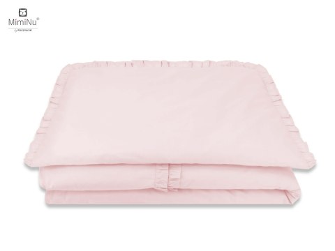 KIECZMERSKI Pościel C-2 100x135 cm ROYAL z falbanką pudrowy róż