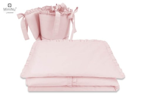 KIECZMERSKI Pościel C-2 100x135 cm ROYAL z falbanką pudrowy róż