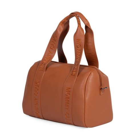 Childhome Torba do wózka Mommy Club Vegan Leather Brown