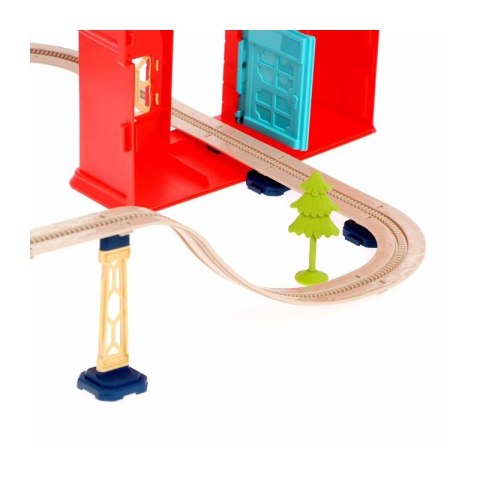 WOOPIE Kolejka Elektryczna 2w1 Składana w Walizkę 87 el. - Długość 3,5 m