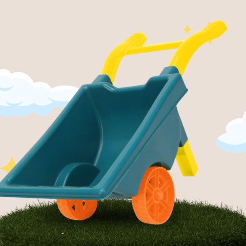 ZESTAW DO PIASKU PIASKOWNICY TACZKA FOREMKI GRABIE ŁOPATKA 6 EL.