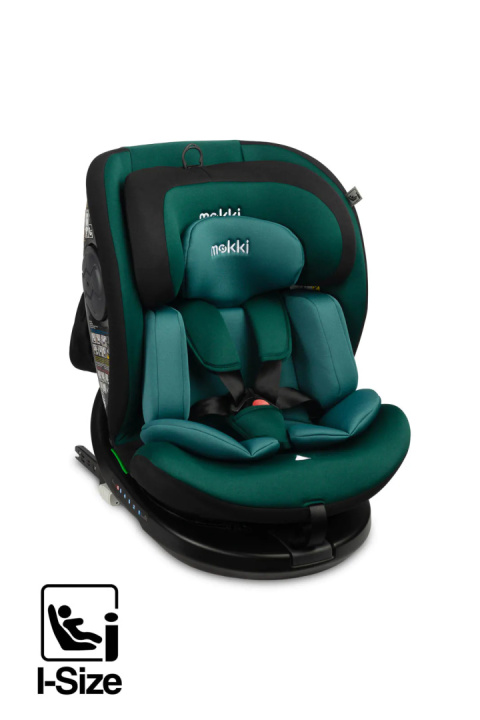 MOKKI i-Size Caretero Obrotowy fotelik samochodowy Isofix 0-36 kg - Emerald