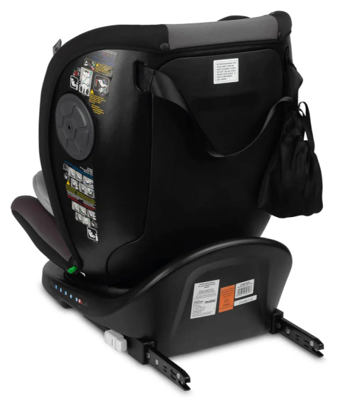 MOKKI i-Size Caretero Obrotowy fotelik samochodowy Isofix 0-36 kg - Grey