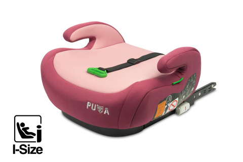 PUMA i-Size Caretero Fotelik samochodowy Podstawka Isofix 15-36 kg - Dirty Pink