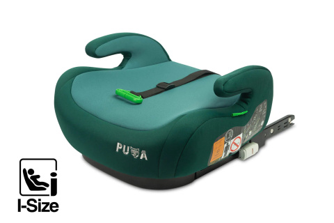 PUMA i-Size Caretero Fotelik samochodowy Podstawka Isofix 15-36 kg - Emerald