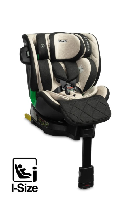 TUROX i-Size Caretero Fotelik samochodowy isofix 0-36 kg - Beige