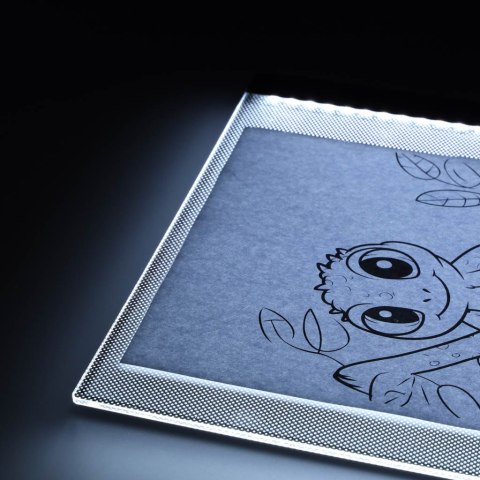 Deska kreślarska tablica tablet graficzny kalka do rysowania podświetlana LED A3