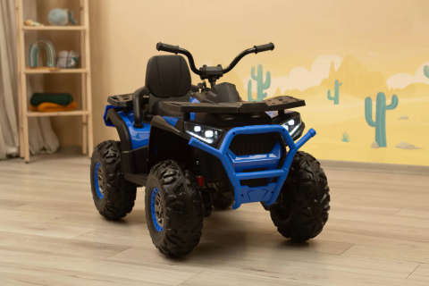 TERRA TOYZ Quad terenowy na akumulator 4x35 W do 50 kg - Blue
