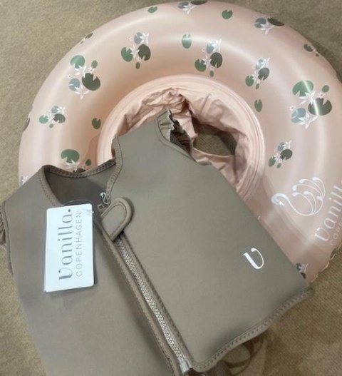 Koło do pływania Baby Water Lily Sand Rose