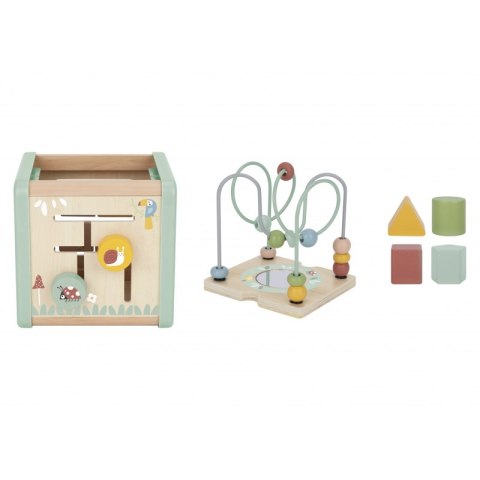 TOOKY TOY Drewniana Kostka Aktywności Sorter Labirynt