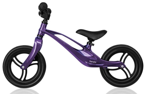 BART Lionelo rowerek biegowy 2 lata+ 12 cali do 30kg magnezowa rama - Purple Amethyst