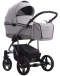 BRESSO PREMIUM CLASS 3w1 Bebetto wózek wielofunkcyjny z fotelikiem samochodowym Cosmo i-Size kolor Dark 100