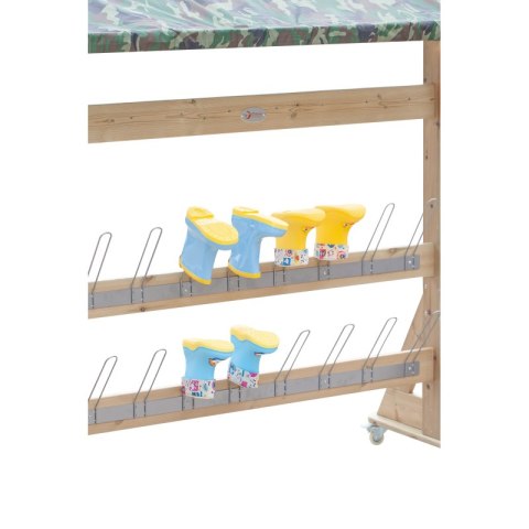 CLASSIC WORLD EDU Drewniany Wieszak Ogrodowy XXL