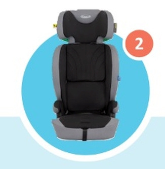 ENERGI R129 i-Size Graco Fotelik samochodowy 9-36 kg 76-145cm - Meteor