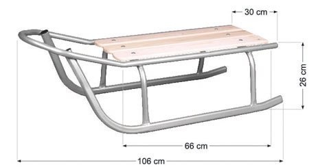 BabyActive Sanki z oparciem plus taśma