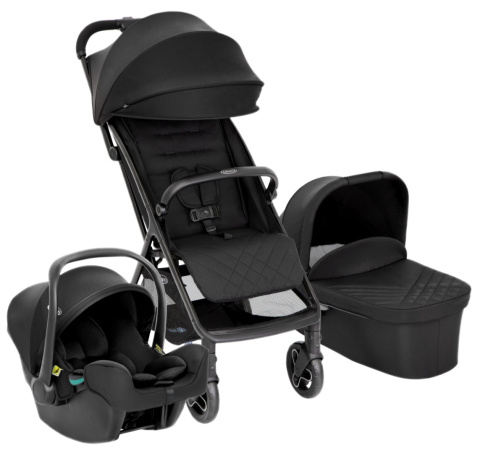 MYAVO TRIO Graco Wózek wielofunkcyjny 3w1 z fotelikiem Snuglite - Midnight