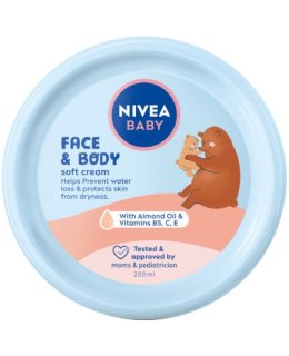 NIVEA BABY 80529 Krem pielęgnacyjny do twarzy i ciała 200 ml