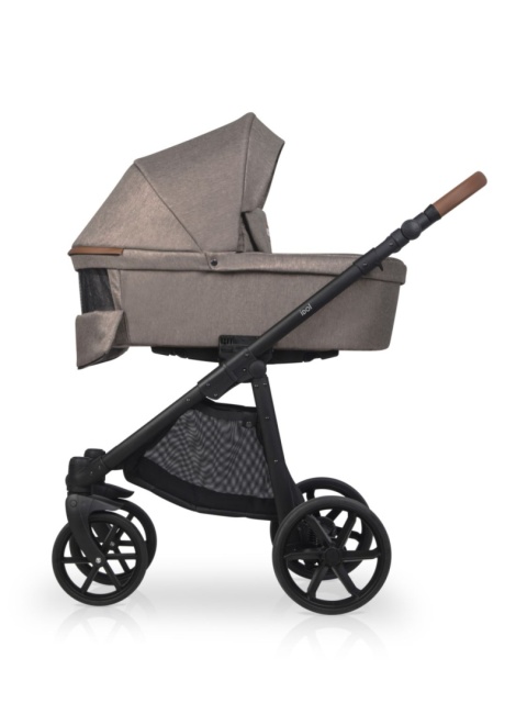 RIKO BASIC IDOL Wózek wielofunkcyjny 3w1 z fotelikiem 0-10 kg - 03 Cappuccino