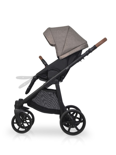 RIKO BASIC IDOL Wózek wielofunkcyjny 3w1 z fotelikiem 0-10 kg - 03 Cappuccino