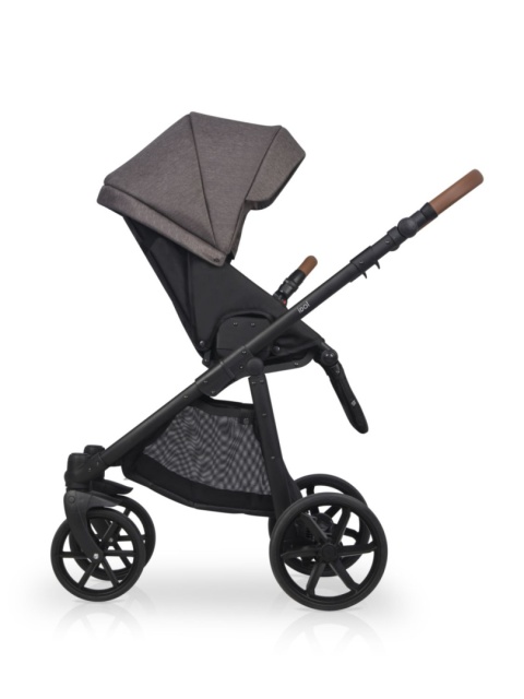 RIKO BASIC IDOL Wózek wielofunkcyjny 3w1 z fotelikiem 0-10 kg - 03 Cappuccino