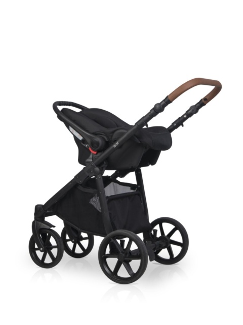 RIKO BASIC IDOL Wózek wielofunkcyjny 3w1 z fotelikiem 0-10 kg - 03 Cappuccino