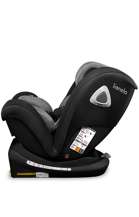 LIONELO Fotelik samochodowy Bastiaan RWF I-SIZE black carbon