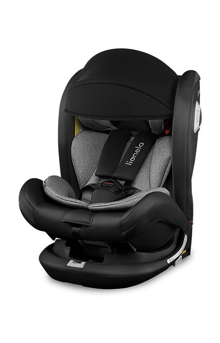 LIONELO Fotelik samochodowy Bastiaan RWF I-SIZE black carbon