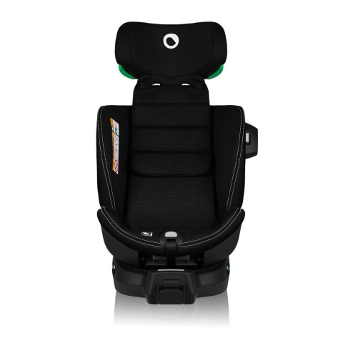 HARMONY i-Size Lionelo Obrotowy fotelik samochodowy 40-150 cm - Black Carbon Bamboo
