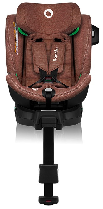 HARMONY i-Size Lionelo Obrotowy fotelik samochodowy 40-150 cm - Red Brick Bamboo