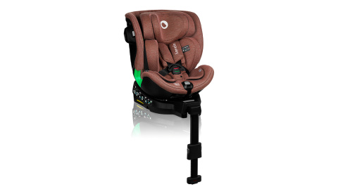 HARMONY i-Size Lionelo Obrotowy fotelik samochodowy 40-150 cm - Red Brick Bamboo