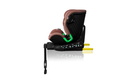 HARMONY i-Size Lionelo Obrotowy fotelik samochodowy 40-150 cm - Red Brick Bamboo