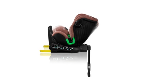 HARMONY i-Size Lionelo Obrotowy fotelik samochodowy 40-150 cm - Red Brick Bamboo