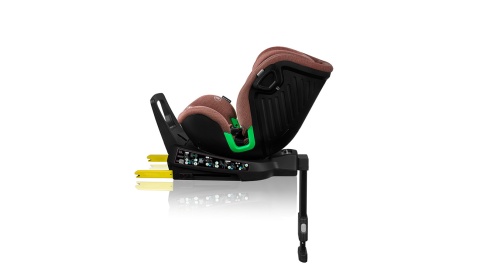 HARMONY i-Size Lionelo Obrotowy fotelik samochodowy 40-150 cm - Red Brick Bamboo