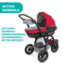 Chicco Trio Activ3 wózek dziecięcy 3w1 - BURGUNDY POWDER