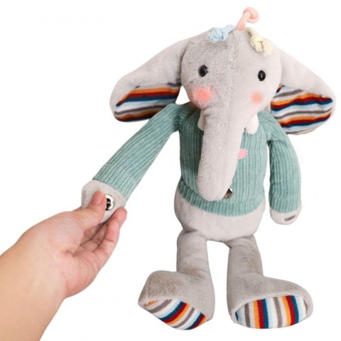 WOOPIE Interaktywny Słonik Przytulanka z Dźwiękiem i Światłem