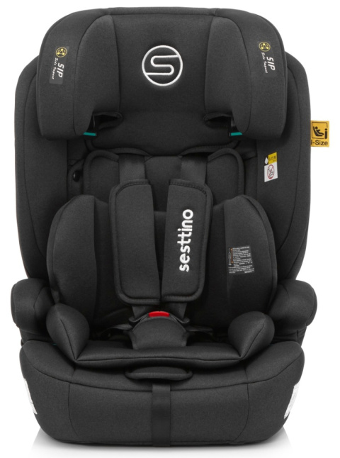 ROCKER PRO i-Size Sesttino 9-36 kg fotelik samochodowy 76-150cm do ok. 12 roku życia - Black