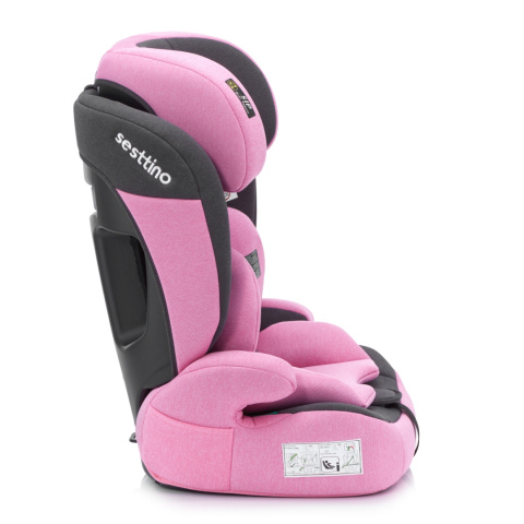 ROCKER PRO i-Size Sesttino 9-36 kg fotelik samochodowy 76-150cm do ok. 12 roku życia - Pink