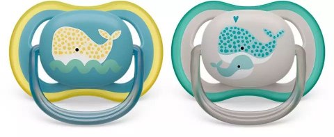 AVENT SCF349/24 Smoczek Ultra Air 18+ wieloryby 2 szt