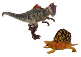 Figurki Dinozaurów Dimetrodon Allozaur Zestaw 2El