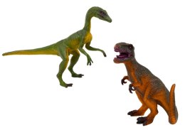 Figurki Dinozaurów Tyranozaur Kompsognat Zestaw 2 El