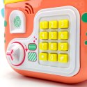 WOOPIE Elektroniczna Skarbonka Sejf Bankomat na Pin Kod Dostępu Krab Plecak Pomarańczowy