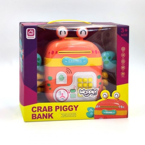 WOOPIE Interaktywny Sejf Kasa Sklepowa Plecak z Klawiaturą 4w1 Monety