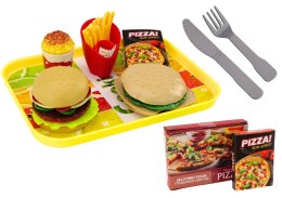 Zestaw Fast Food Pizza Burgery Frytki Akcesoria Dla Dzieci 24 ele.