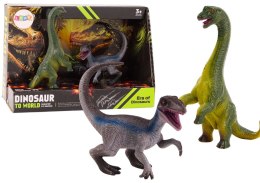 Zestaw Figurek Dinozaurów Brachinozaur Velociraptor 2El