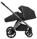 OMEGA 2w1 Carrello wózek dziecięcy głęboko-spacerowy do 22 kg CRL-6530/1 - Absolute Black